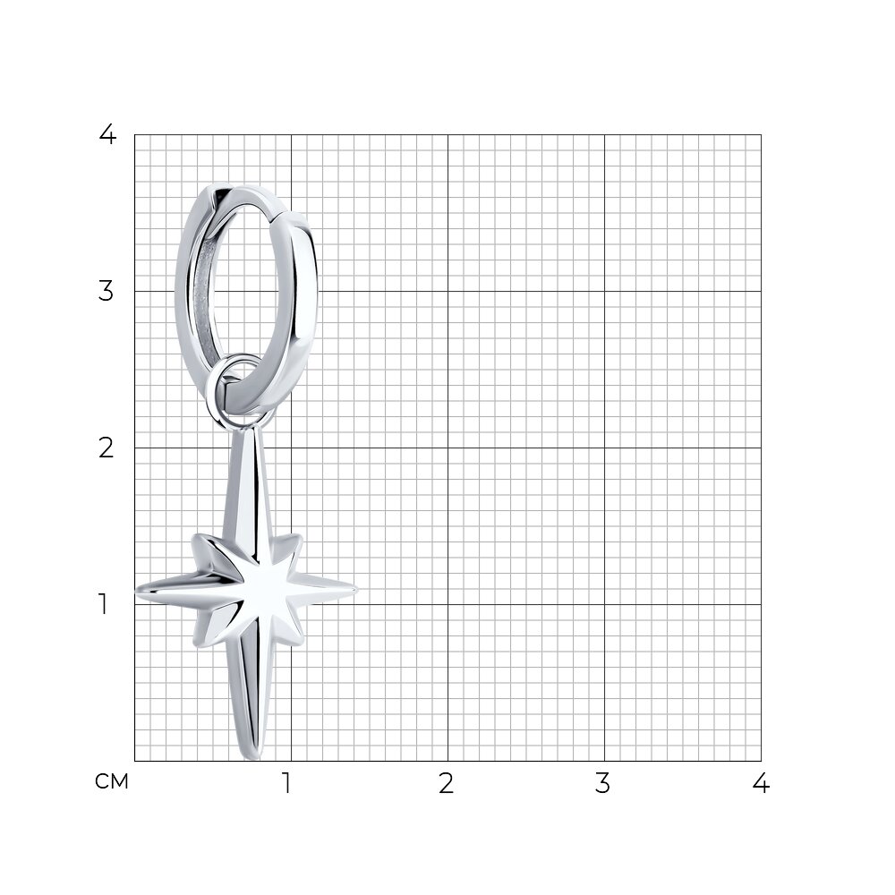 Серьга одиночная 94170349
