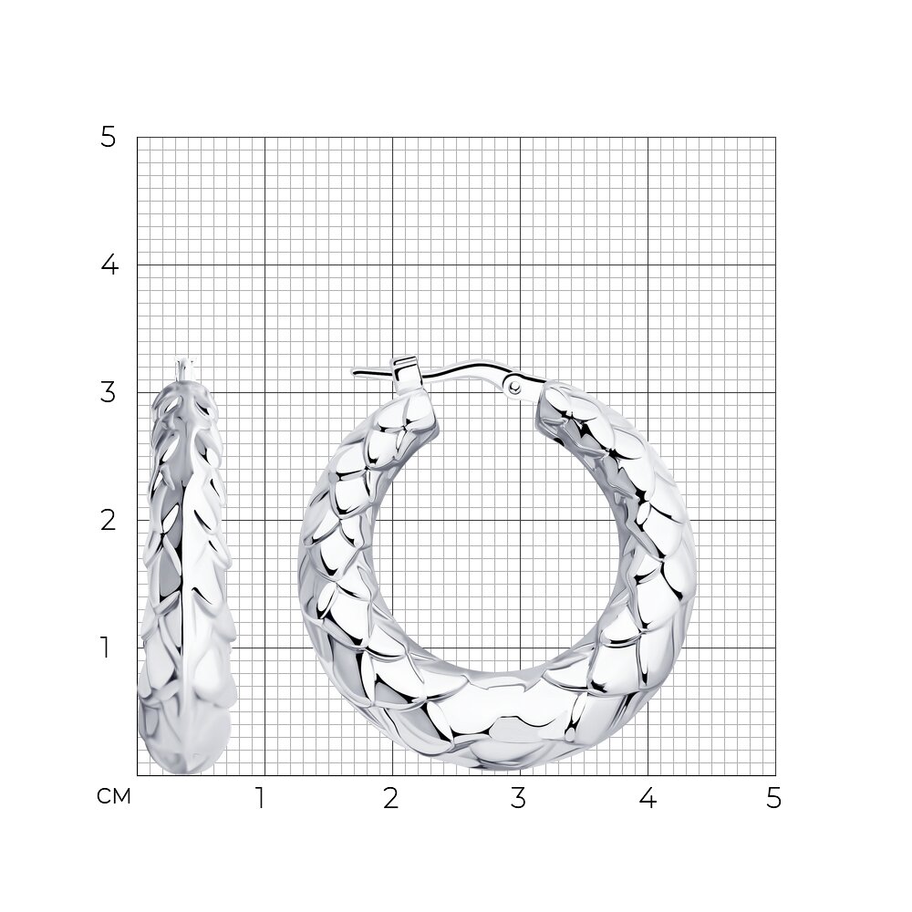 Серьги конго 94-120-01833-1