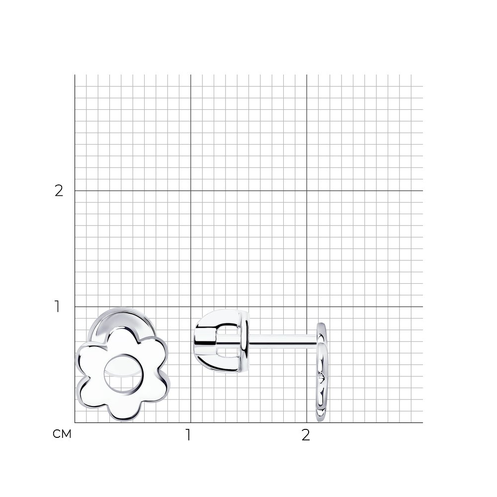 Серьги пусеты 94024949