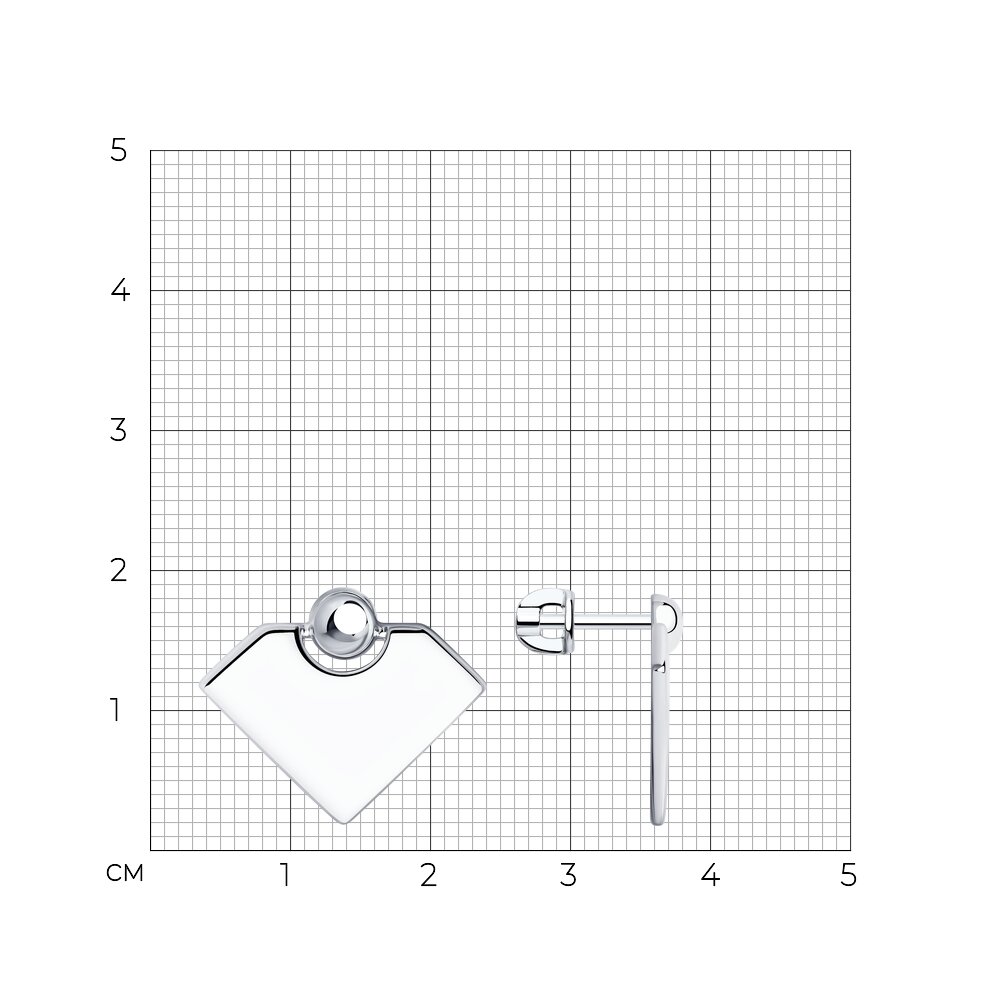 Серьги пусеты 94024074