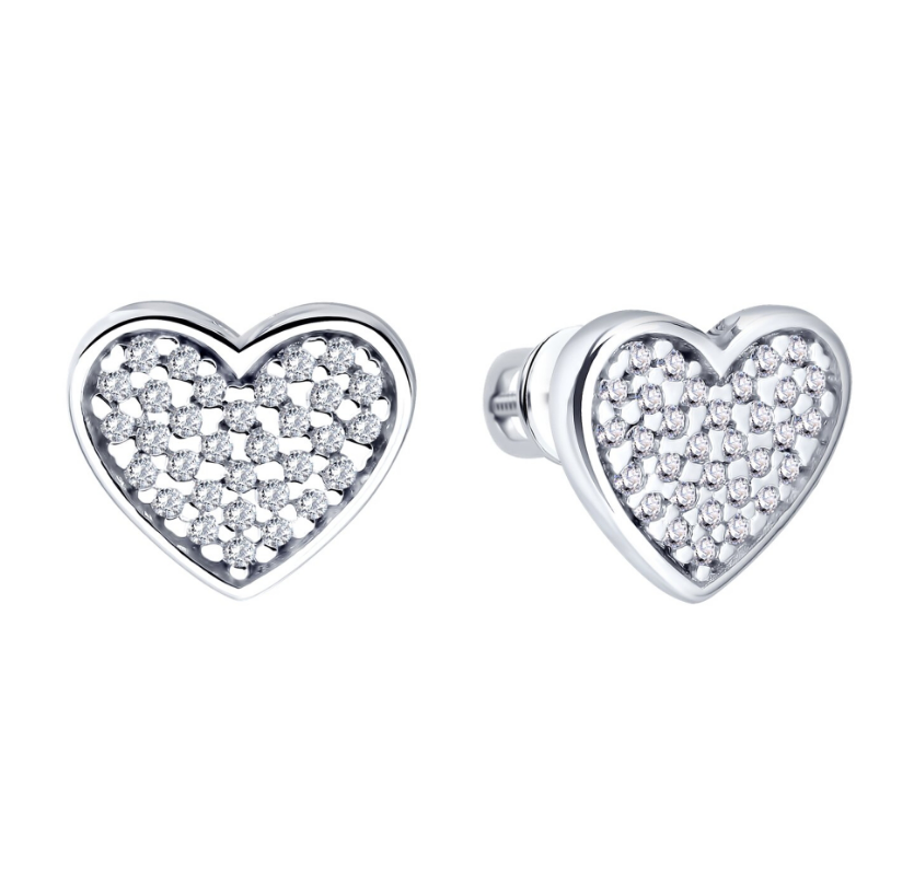 Серьги пусеты 94-122-00268-1