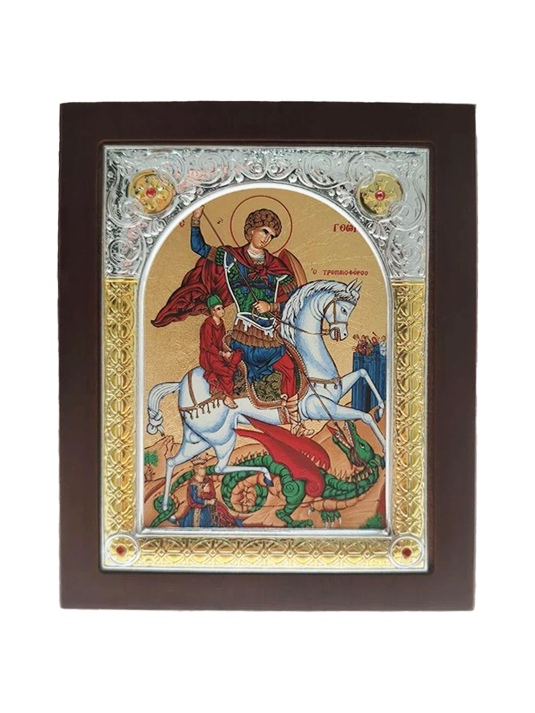 Икона MA/E1654SX Георгий Победоносец 12*15