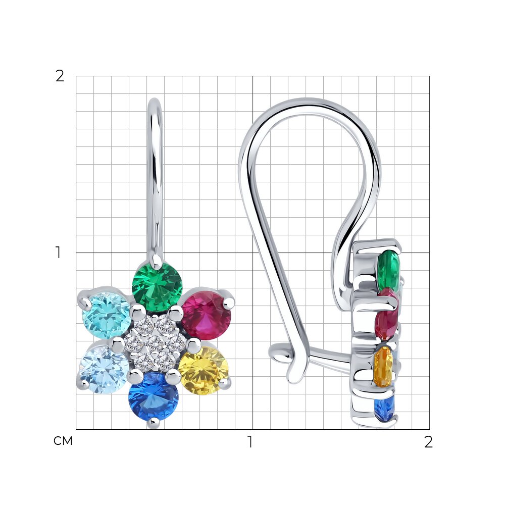 Серьги детские 94-120-02274-1