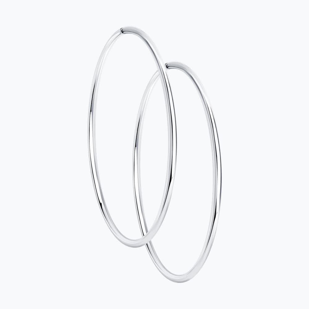 Серьги конго 94-124-01724-1 d 40 мм