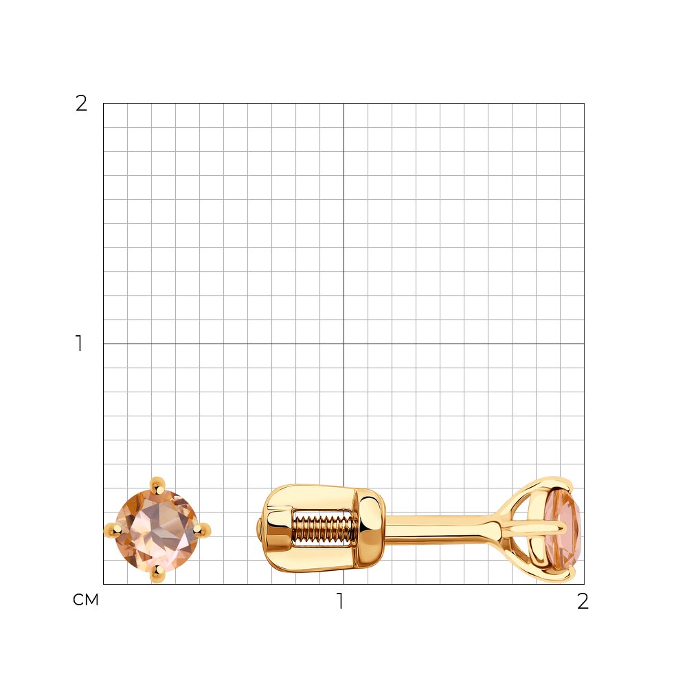 Серьги пусеты 728510