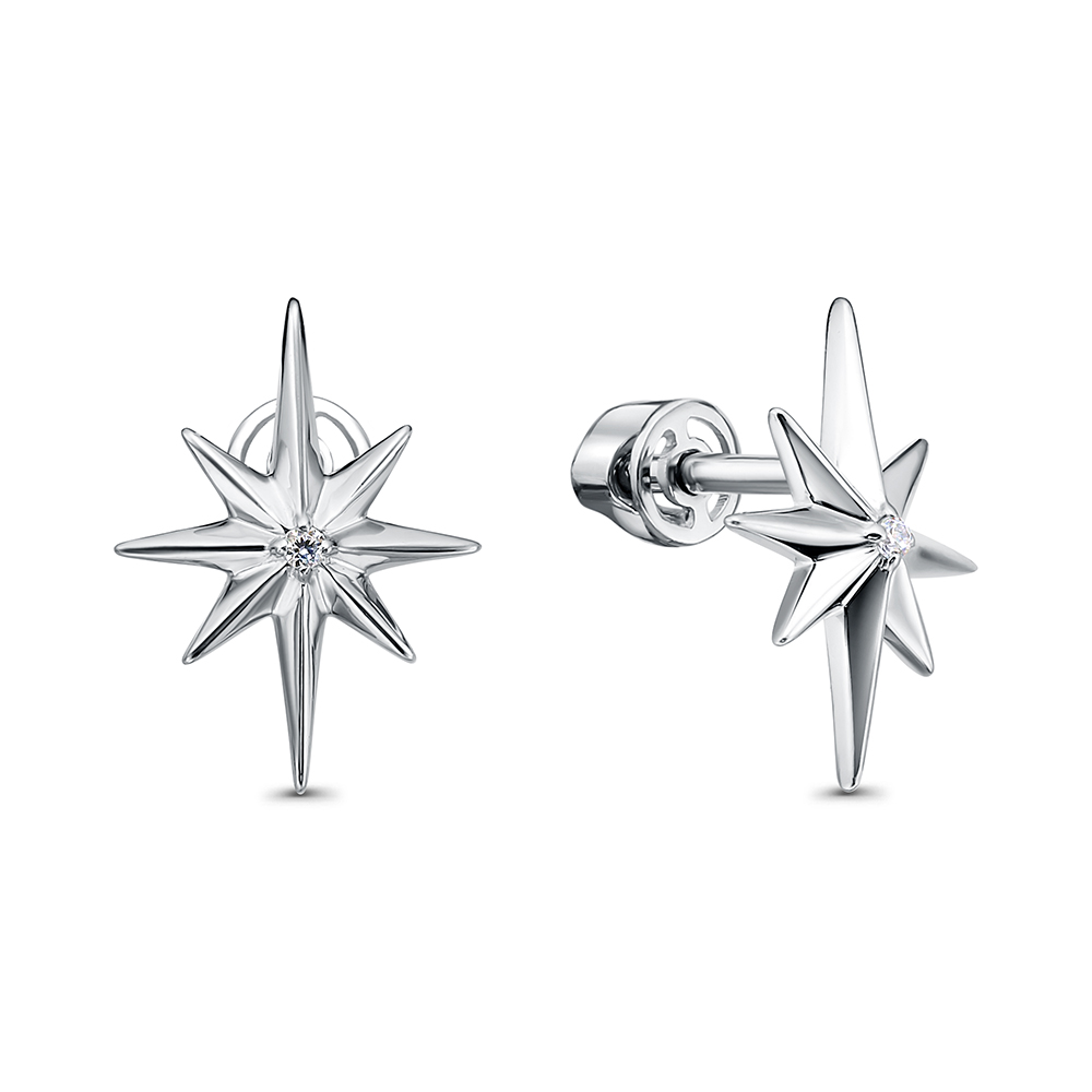 Серьги пусеты с050875