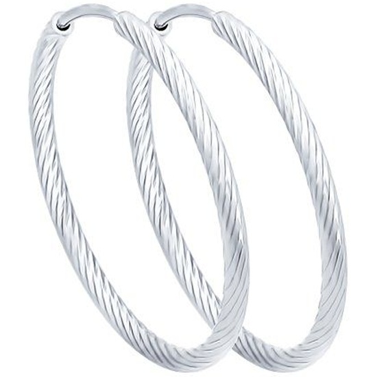 Серьги конго 94140007 d 50 мм