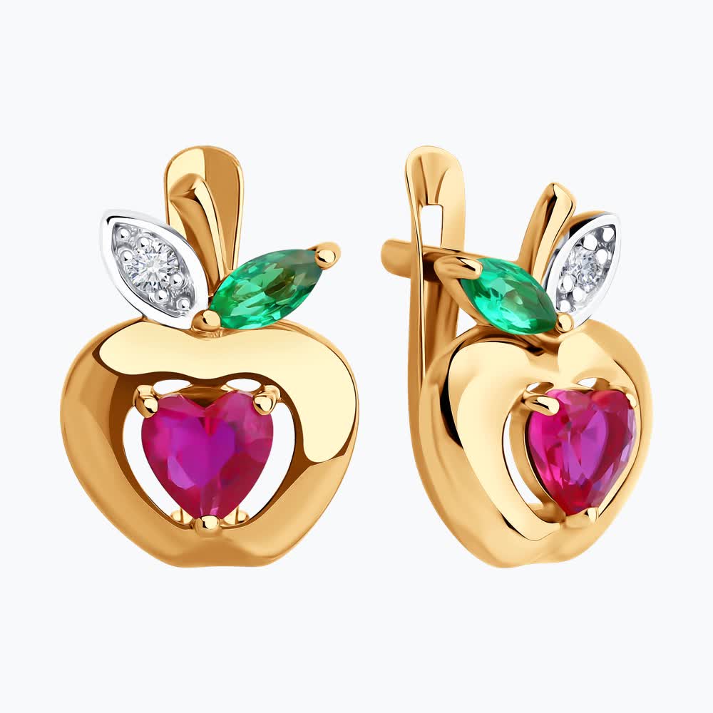 Серьги детские 51-120-02858-1