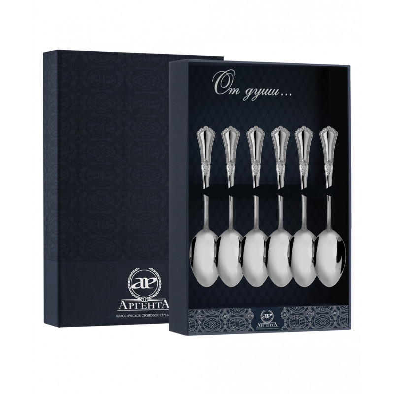 Набор 521НБ07801 кофейной ложки &quot;Фаворит&quot; (6 пр) +футляр