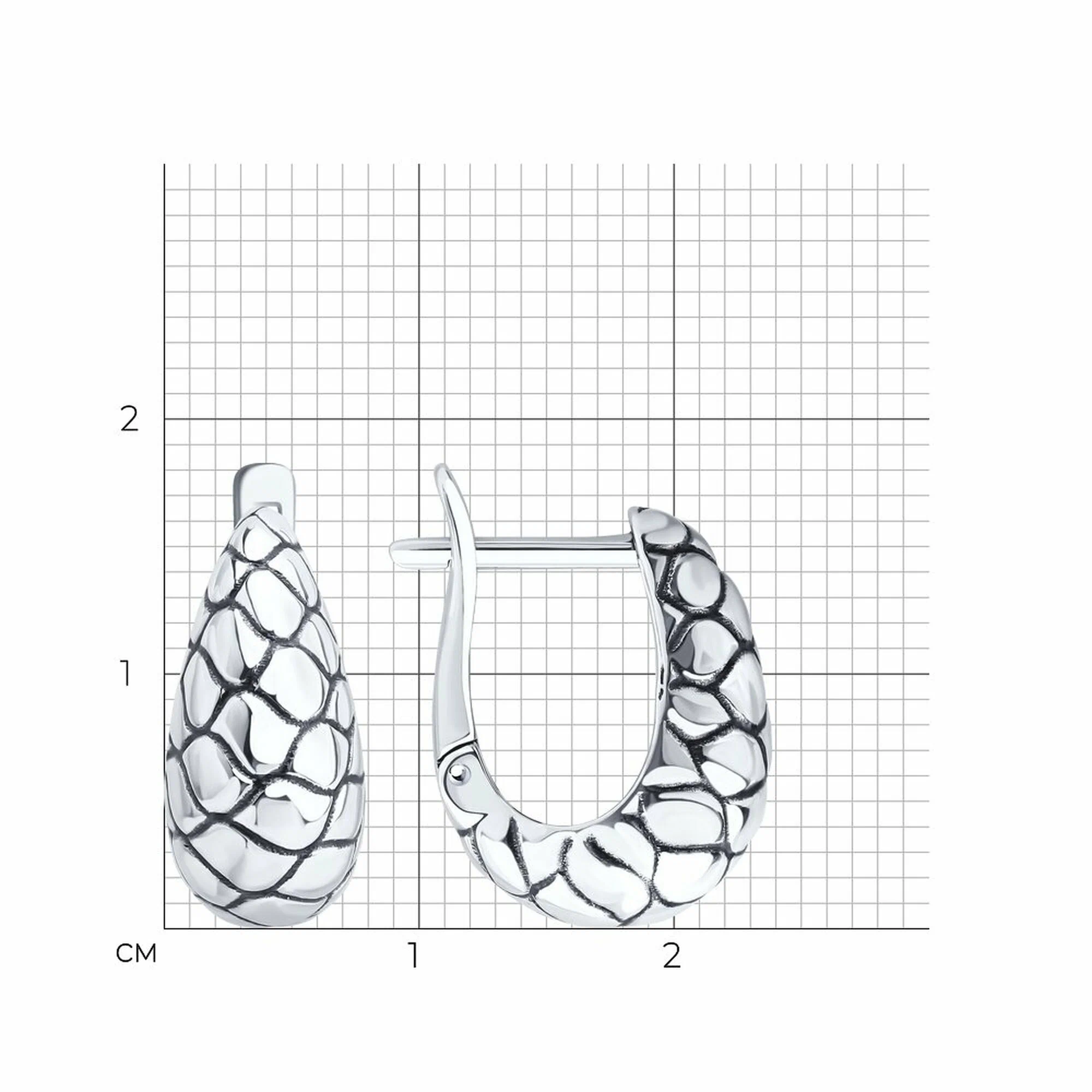 Серьги 95-120-02655-1