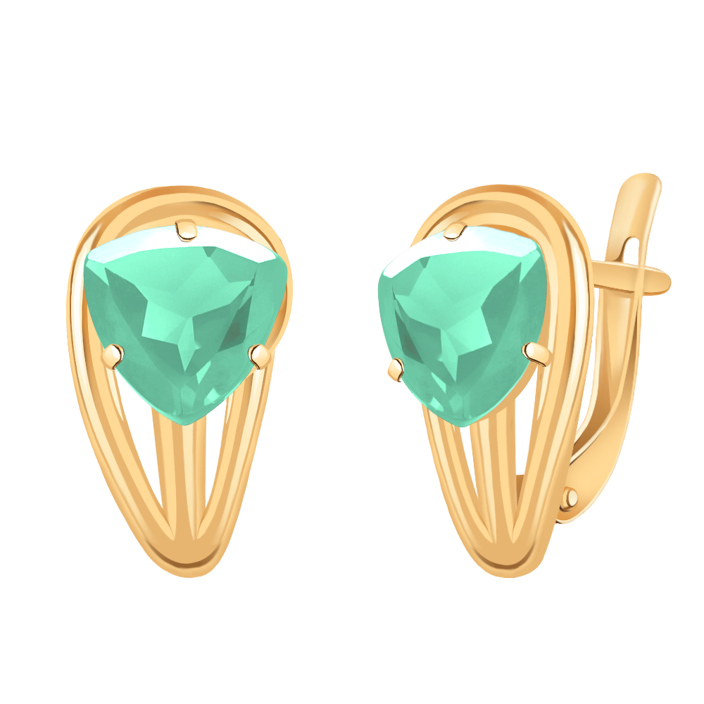 Серьги 90002с-КЗ