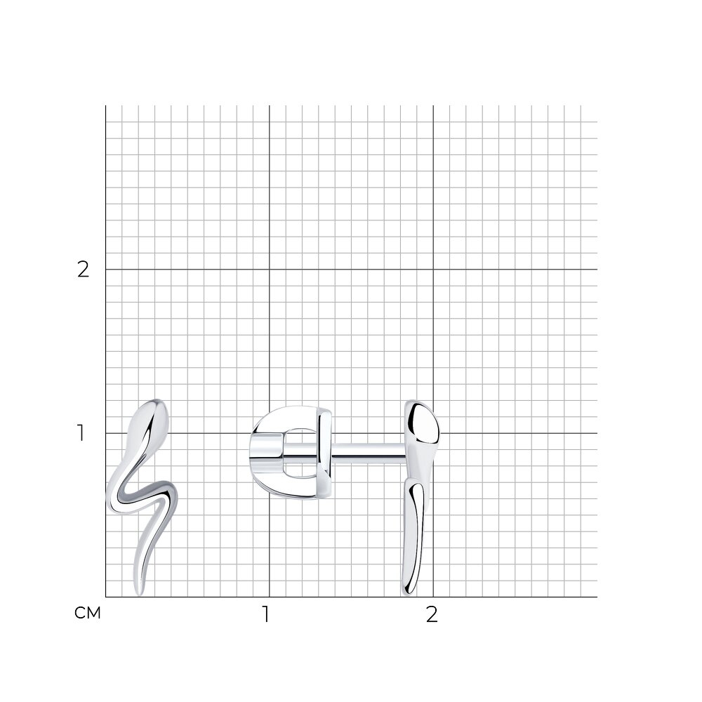 Серьги пусеты 94025810