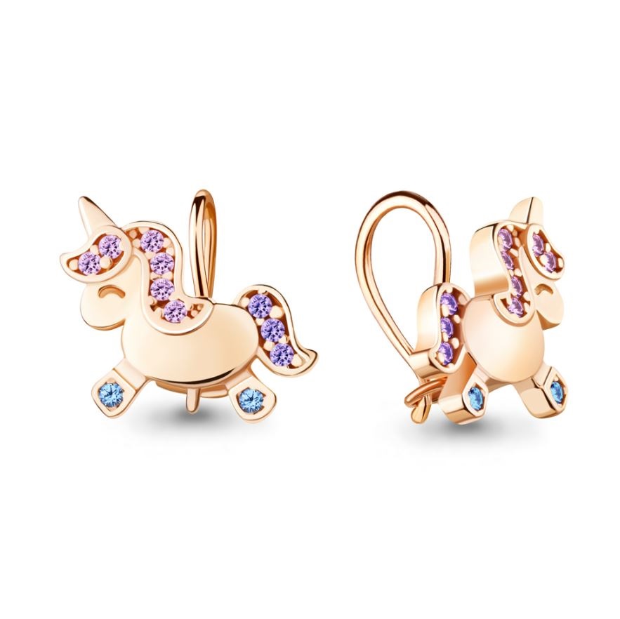 Серьги детские  48657БВД.1