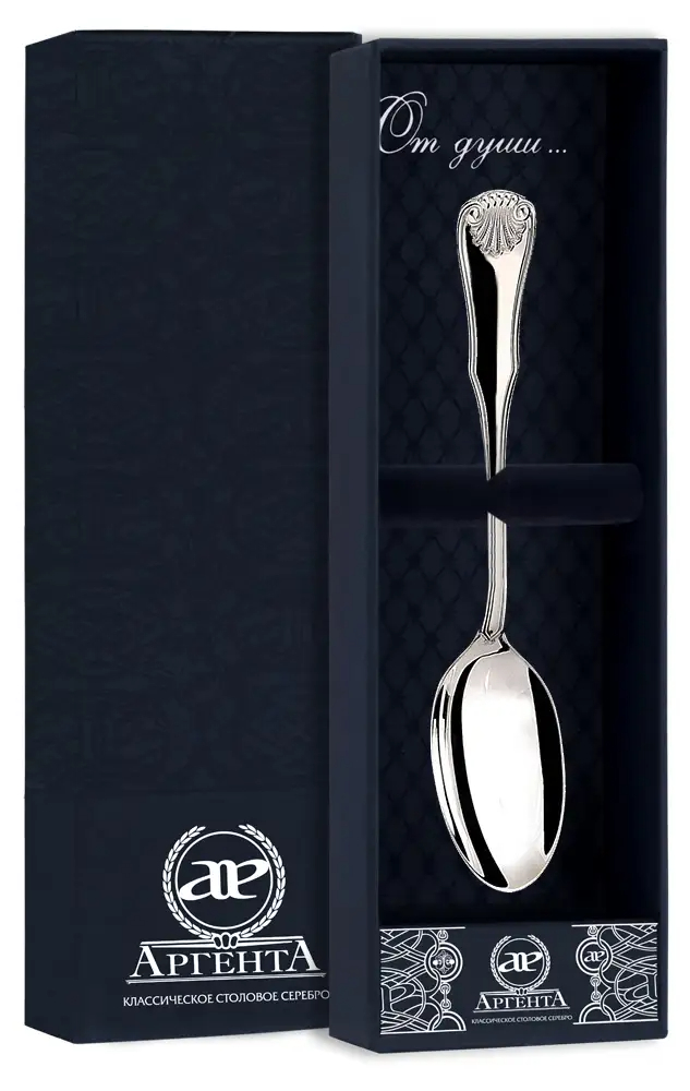 Ложка 253ЛЖ07801 кофейная &quot;Визит&quot;+футляр