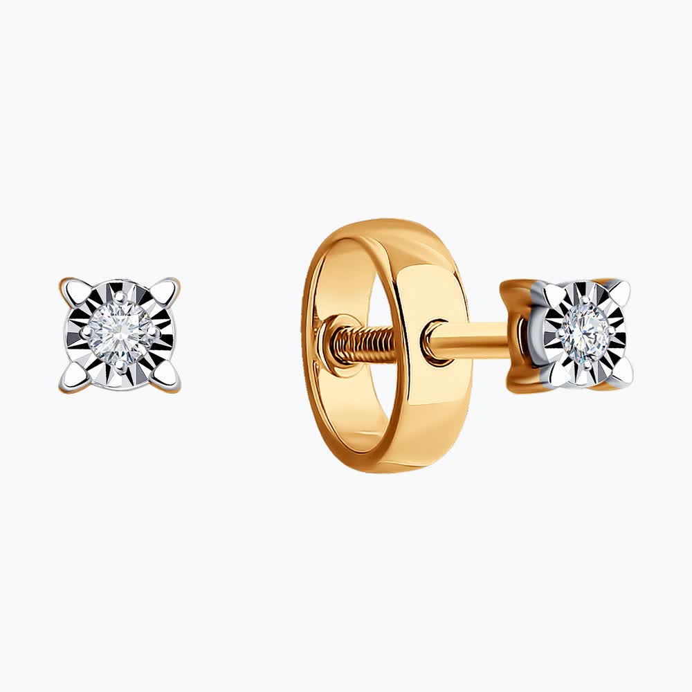 Серьги пусеты 1022266 №23 105