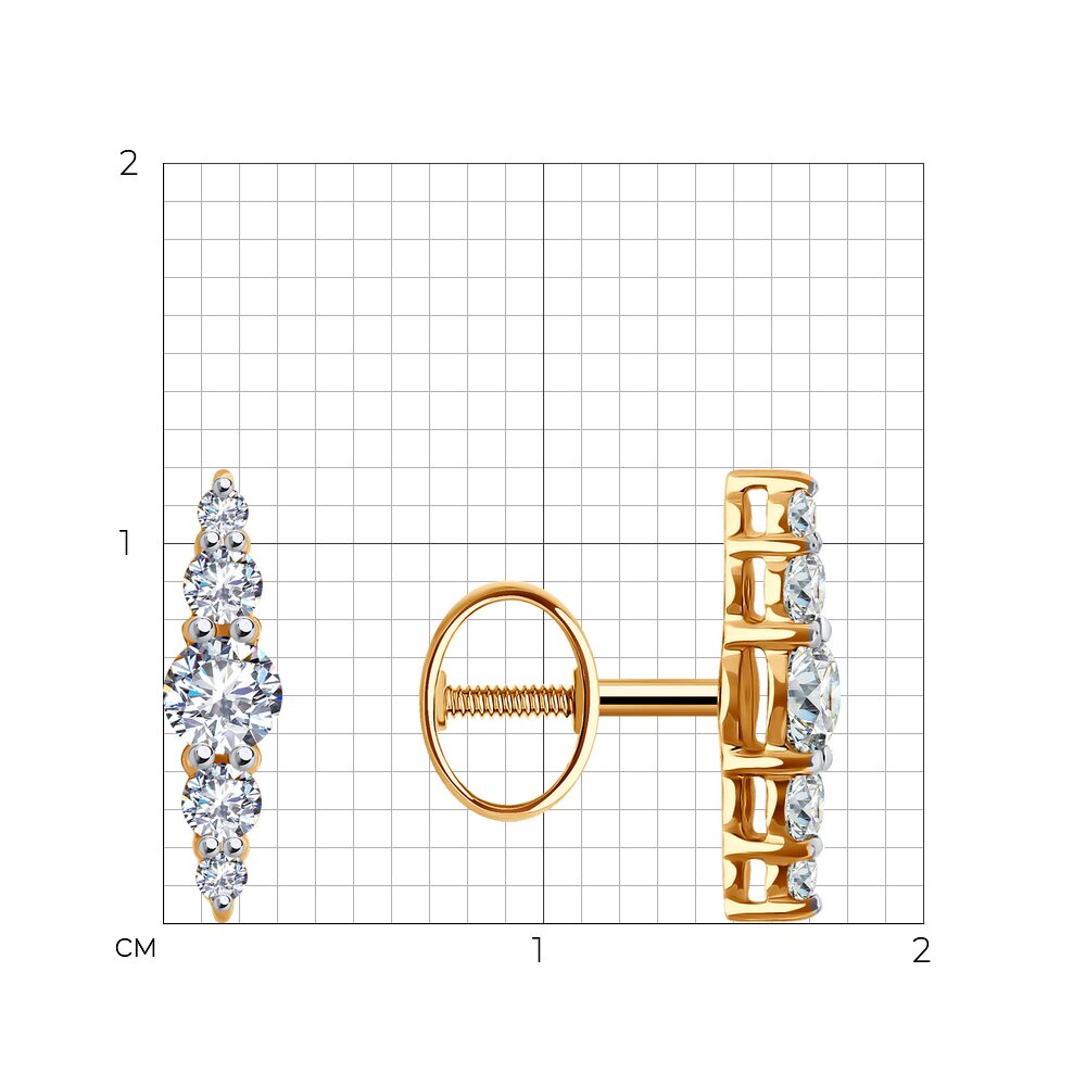 Серьги пусеты 0200467