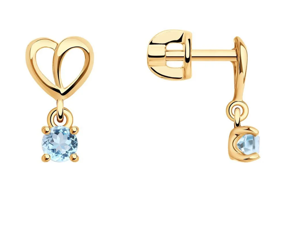 Серьги пусеты 727638