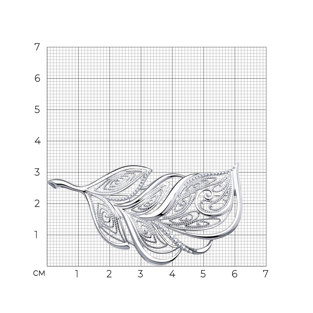 Брошь 94-140-00700-1