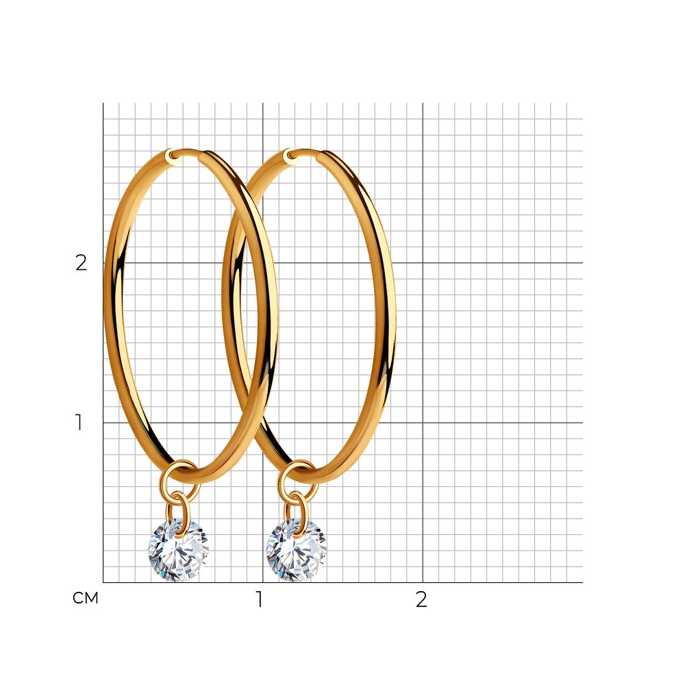 Серьги конго 028586