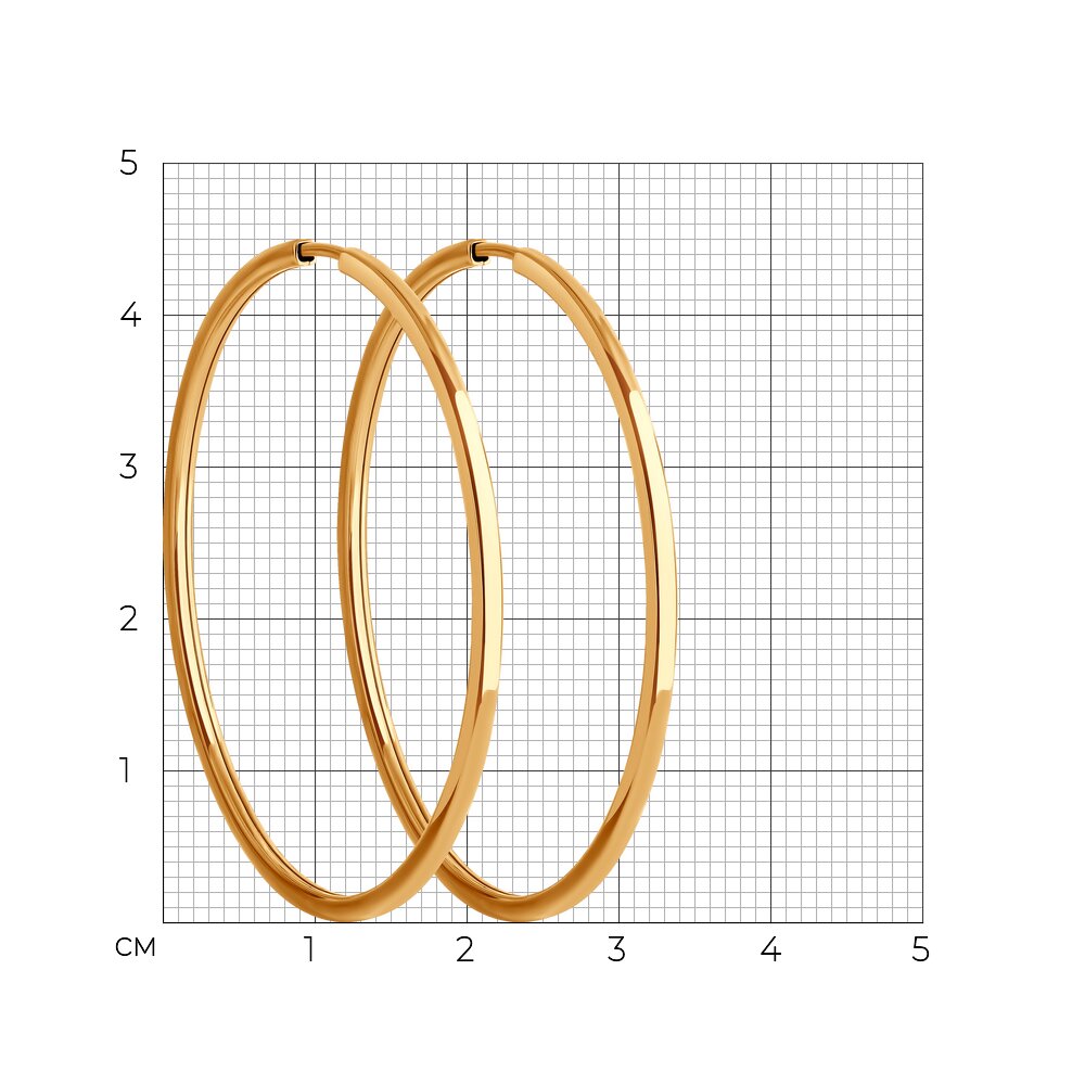 Серьги конго 51-124-02386-1