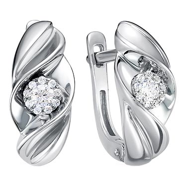 Серьги 5-3698-103ИНВ-2Б