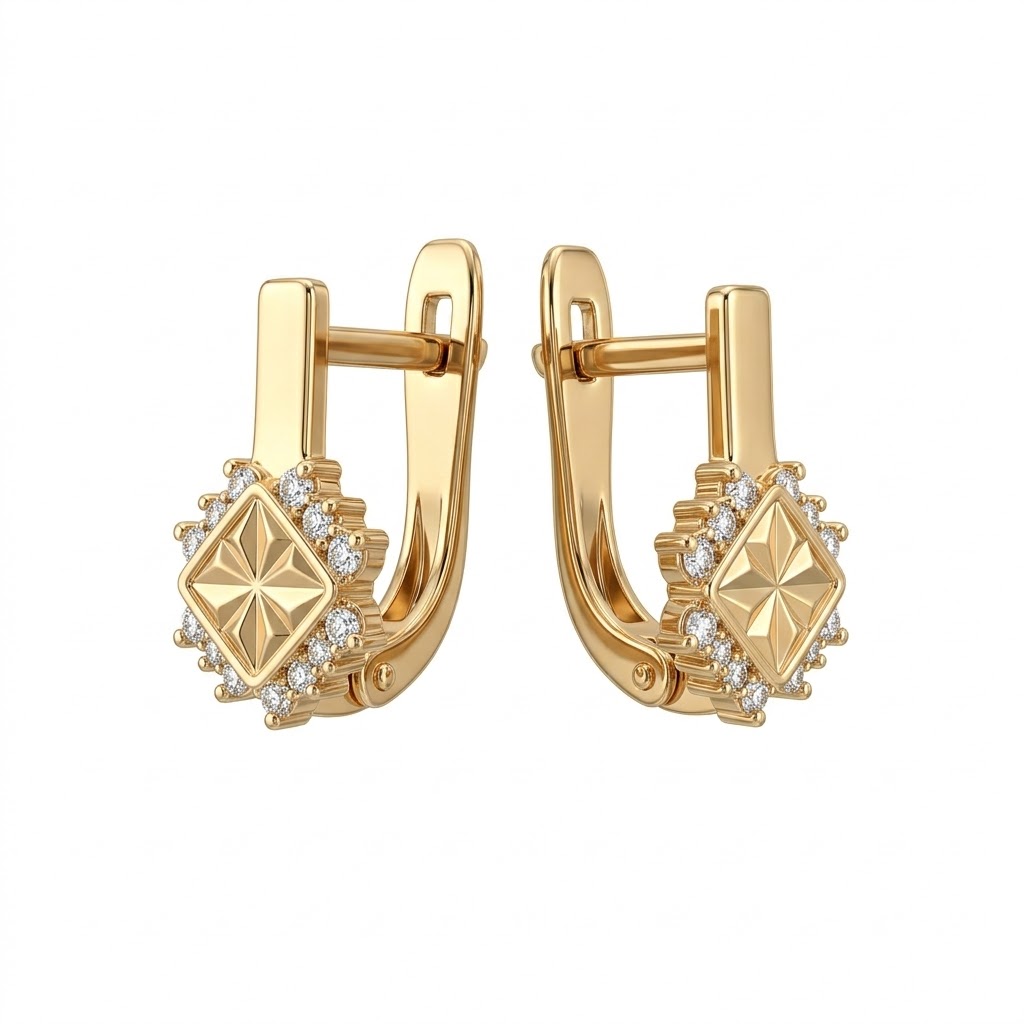 Серьги детские 121455а-3