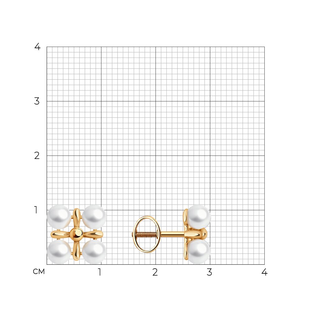 Серьги пусеты 792434