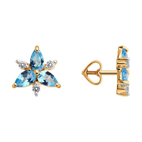 Серьги пусеты 51-322-02329-1