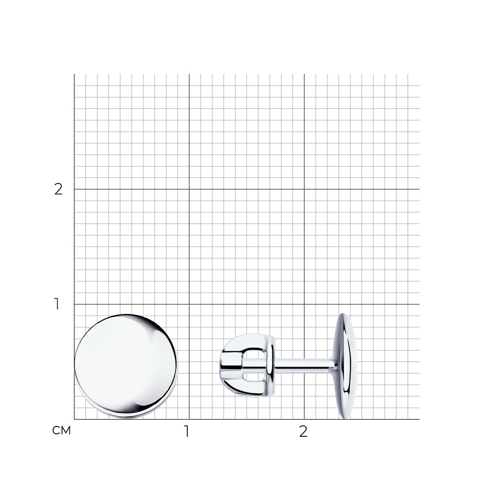 Серьги пусеты 94024784