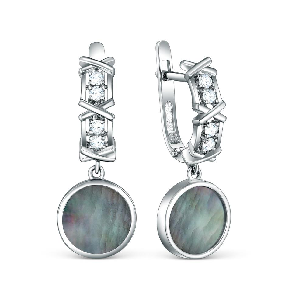 Серьги С-4321-Р-Пч