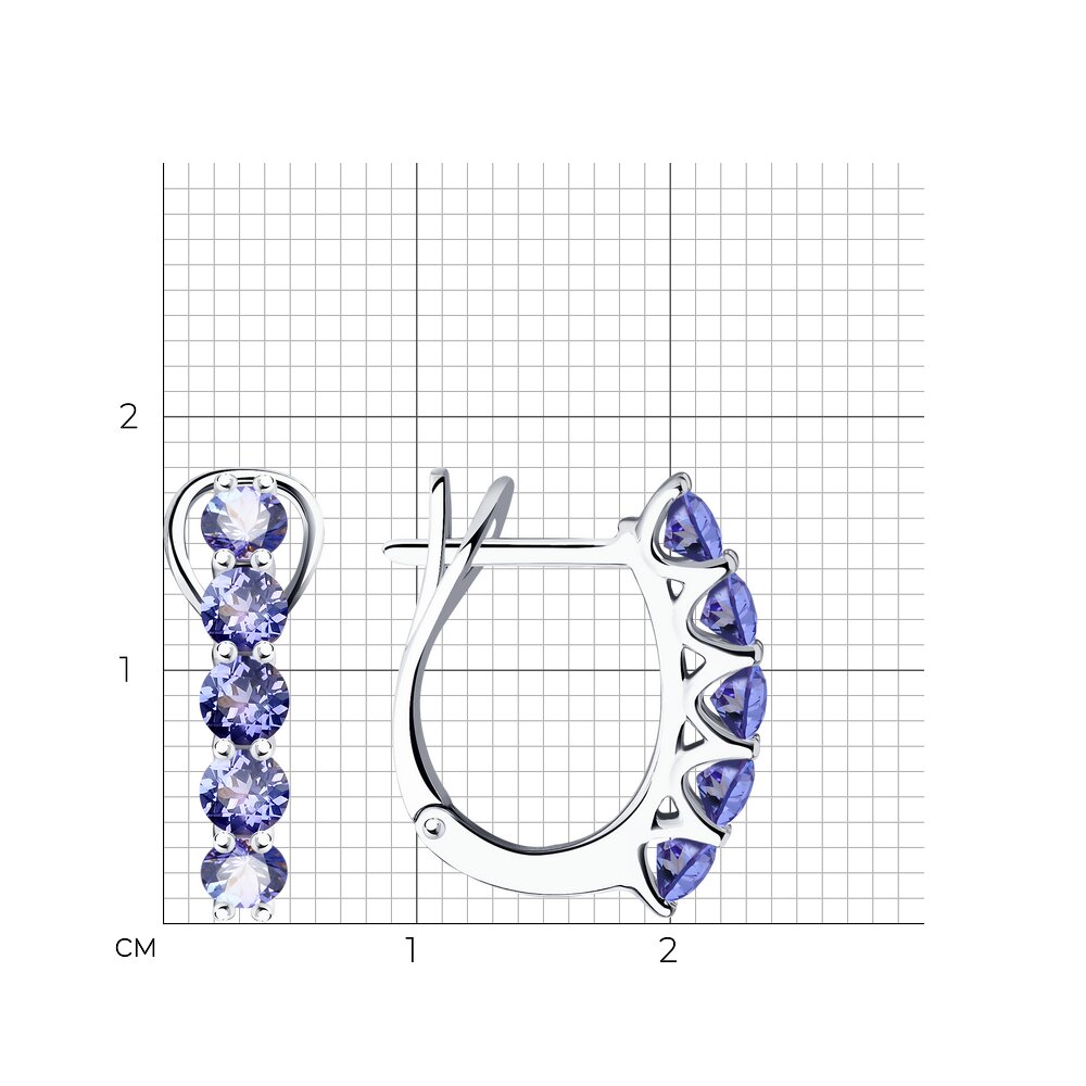 Серьги 6024411-3 №23 51