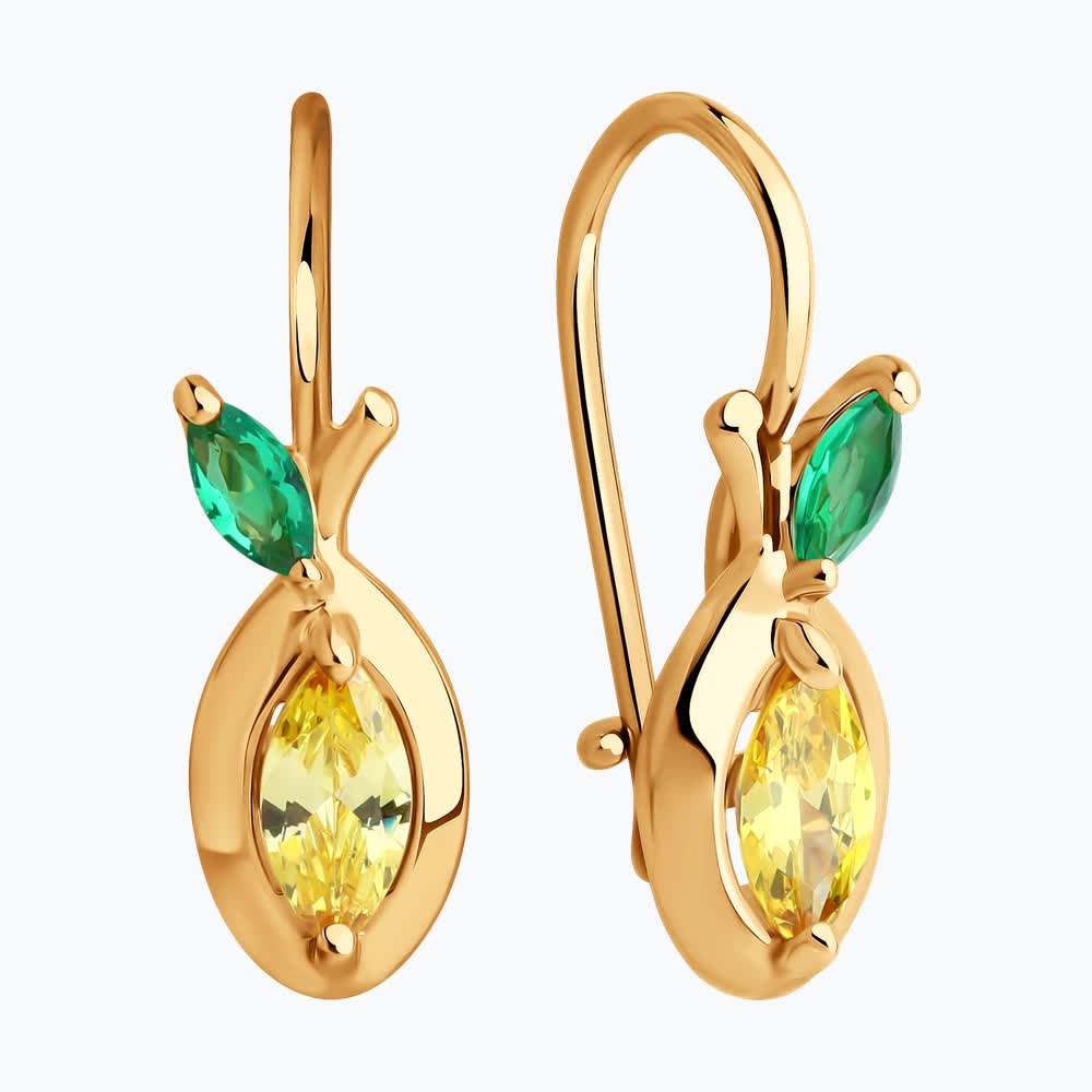 Серьги детские 51-120-02857-1