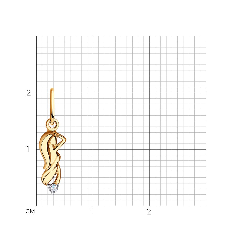 Подвеска 036365 "Дева"