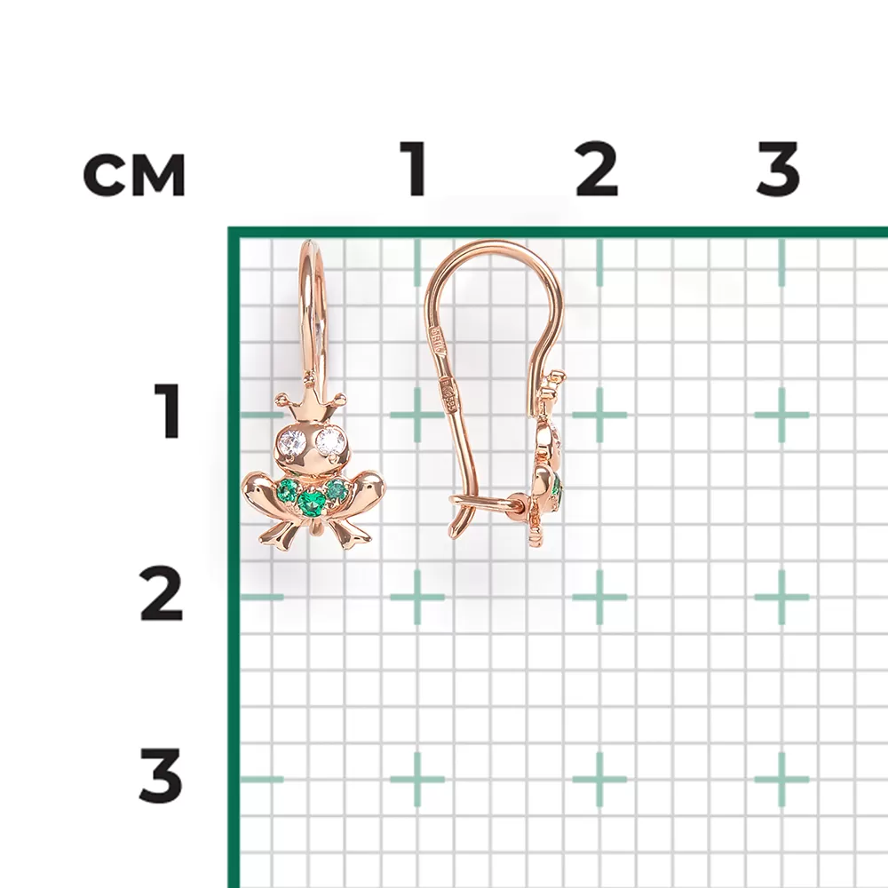 Серьги детские 02-3506-00-404-1110-03