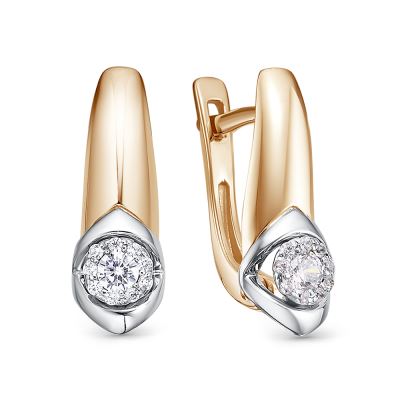 Серьги 5-3586-103ИНВ-2К