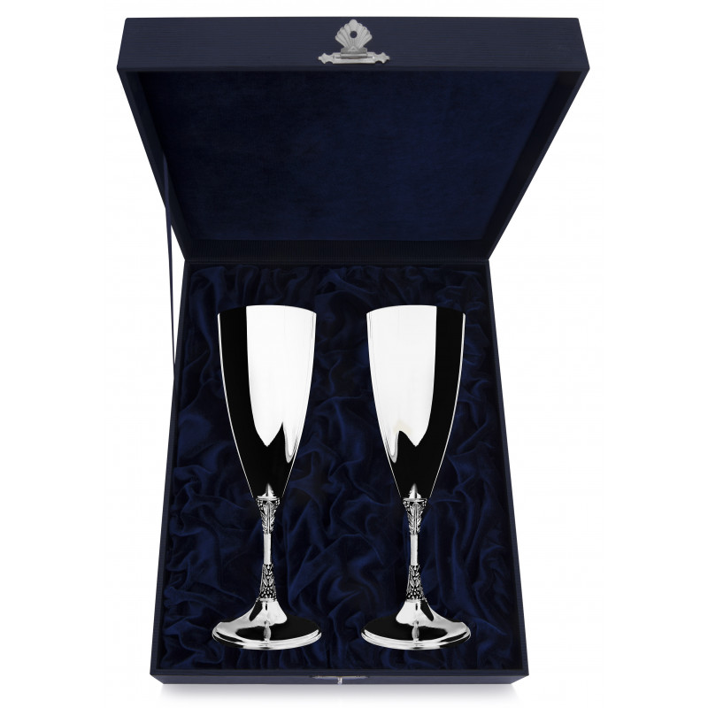 Набор 778НБ00806 из 2-х фужеров гладких &quot;Виноград&quot; + футляр