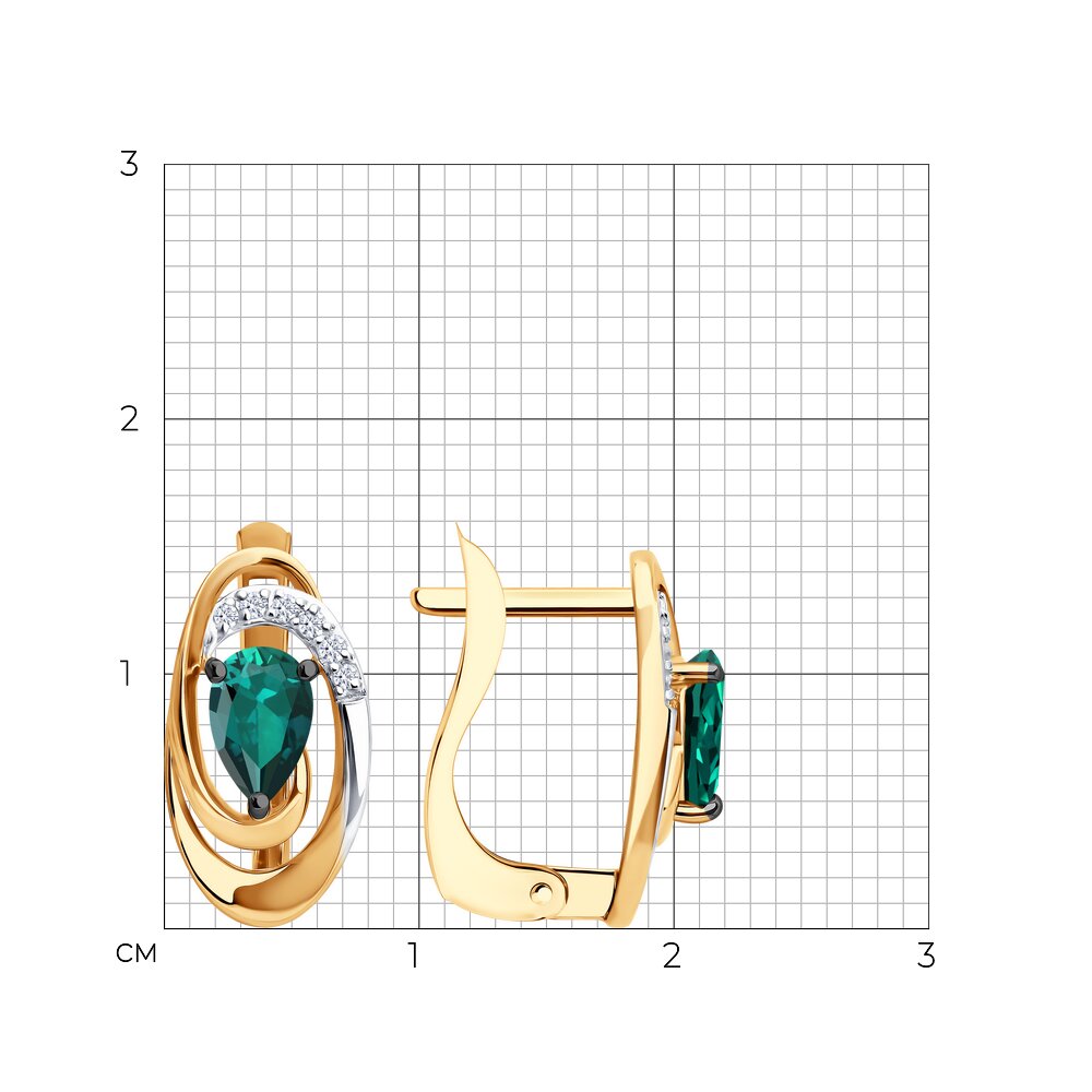 Серьги 72-00527 №25 62