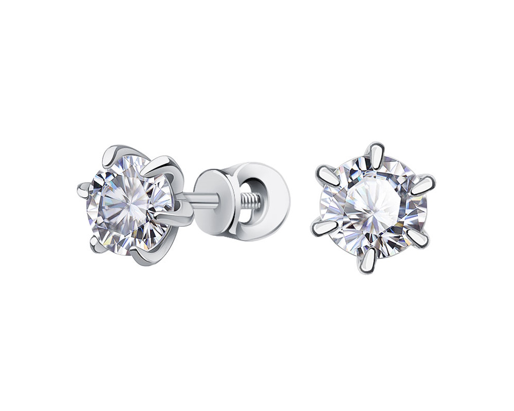 Серьги пусеты 6001899-00775