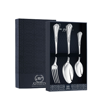 Набор 203НБ01801 столовый &quot;Фаворит&quot; (3 пр л+в+лч)+футляр