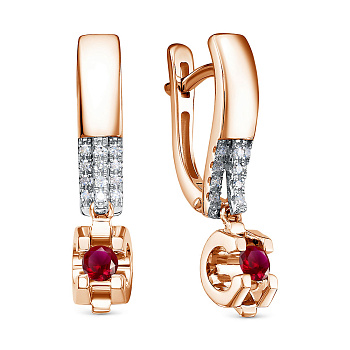 Серьги 5-6642-103-2К-Руб