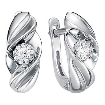 Серьги 5-3698-103ИНВ-2Б