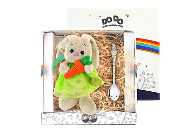 Набор 1863НБ05802_м д/малышей DODO &quot;Зайка&quot; (2 пр. брелок Зайка М