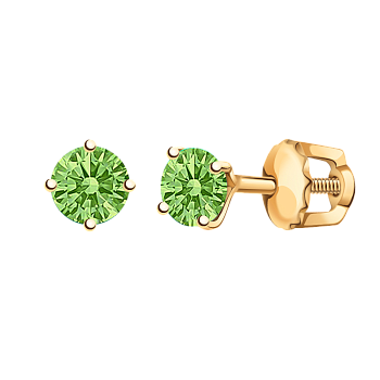 Серьги пусеты 2897sw10